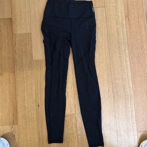 Black High-Waisted Leggings Lululemon x Barry’s Bootcamp